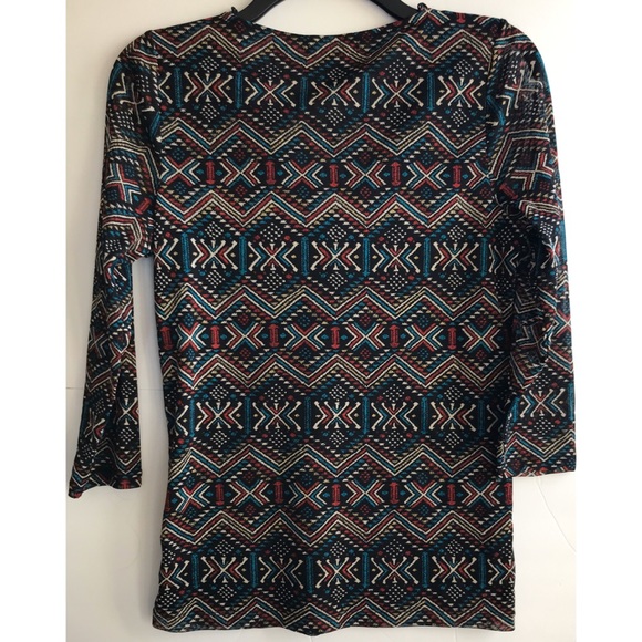 Chaps Aztec top size medium - Picture 2 of 5